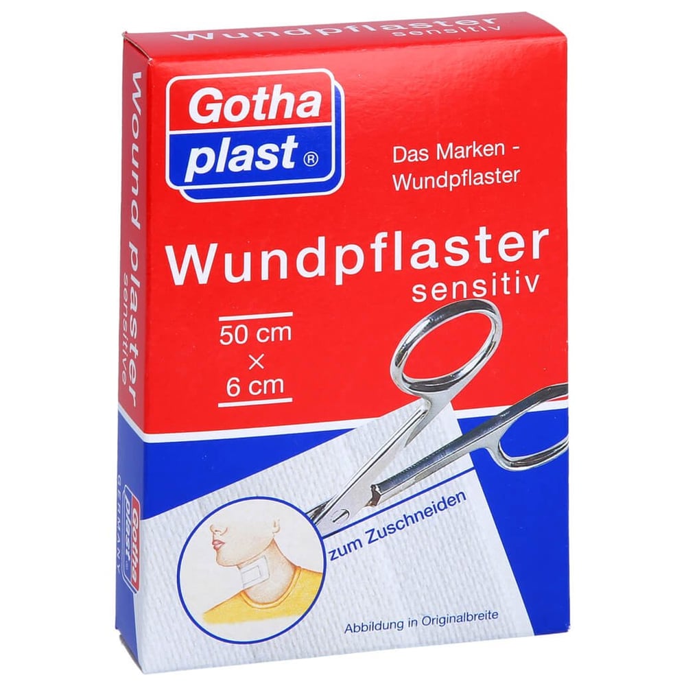 Gothaplast Wundpfl.sensitiv 6 cmx0,5 m geschnitten