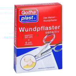 Gothaplast Wundpfl.sensitiv 6 cmx0,5 m geschnitten
