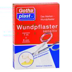 Gothaplast Wundpfl.sensitiv 6 cmx1 m geschnitten
