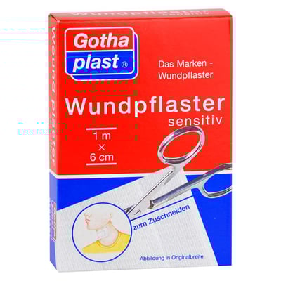 Gothaplast Wundpfl.sensitiv 6 cmx1 m geschnitten