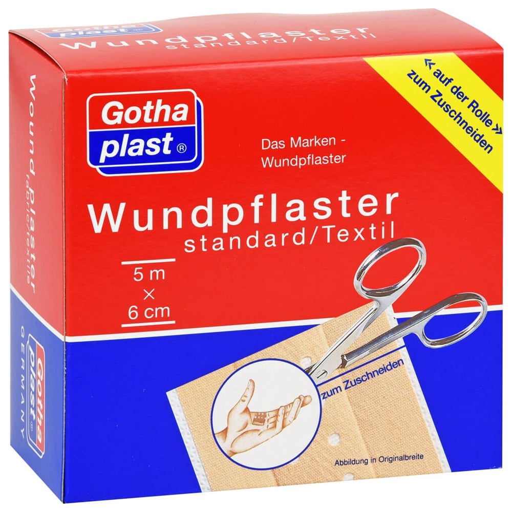 Gothaplast Wundpfl.stand.6 cmx5 m Rolle