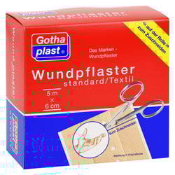 Gothaplast Wundpfl.stand.6 cmx5 m Rolle