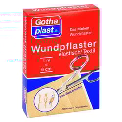 Gothaplast Wundpflaster elastisch 1mx6cm geschnitten