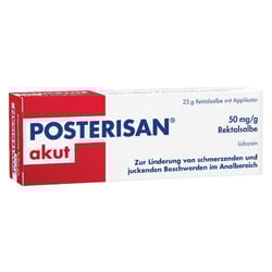 Posterisan akut 50 mg/g Rektalsalbe