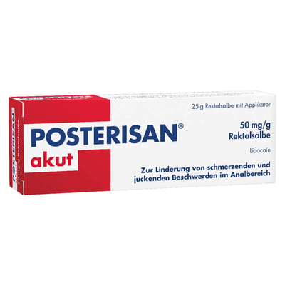 Posterisan akut 50 mg/g Rektalsalbe Produktbild 1