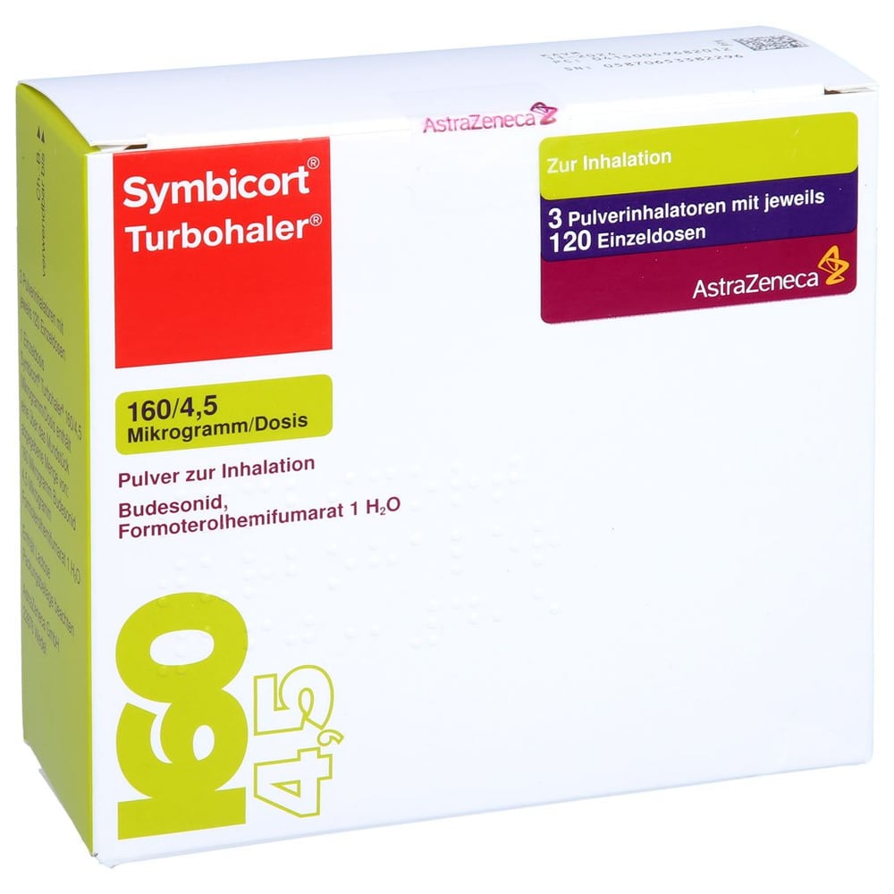 Symbicort Turbohaler 160/4,5 Mikrogramm/Dosis