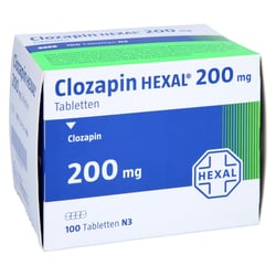 Clozapin HEXAL 200 mg