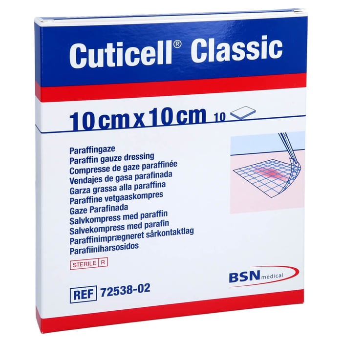 Cuticell Classic Wundgaze 10x10 cm