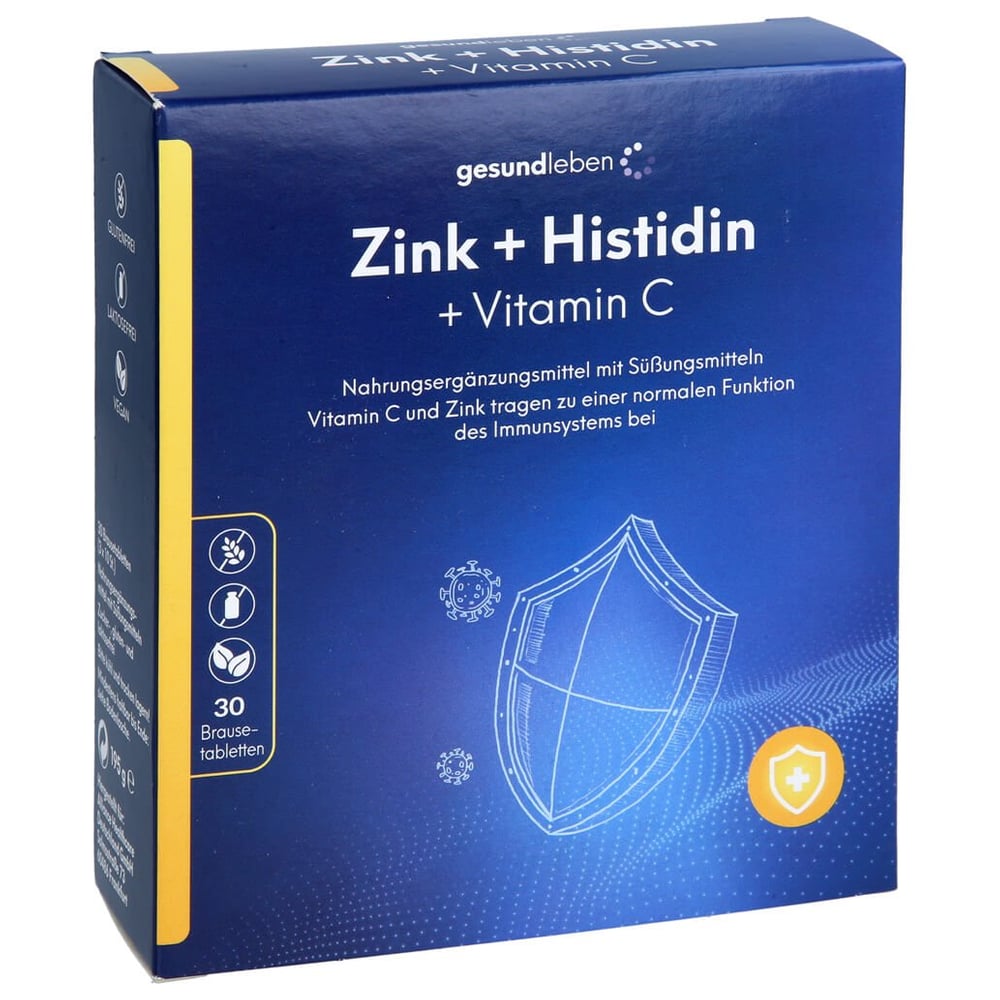Gesund Leben Zink+Histidin+Vit.C Brausetabletten