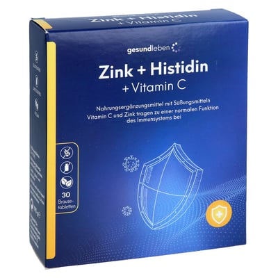 Gesund Leben Zink+Histidin+Vit.C Brausetabletten