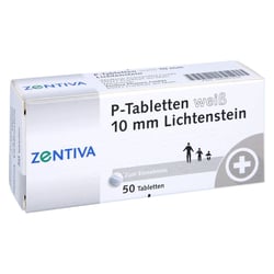 P Tabletten Weiss 10mm Li