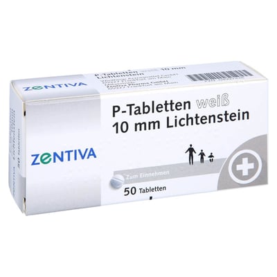 P Tabletten Weiss 10mm Li