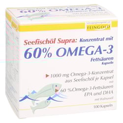 Seefischöl Supra mit 60% Omega-3-Fettsäuren Weichk