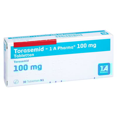 Torasemid - 1 A Pharma 100mg Tabletten