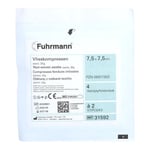 Vlieskompressen 7,5x7,5 cm 4-fach a 2 Stück steril