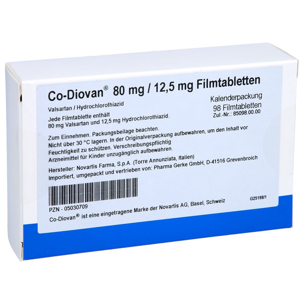 CoDiovan 80 mg/12,5 mg