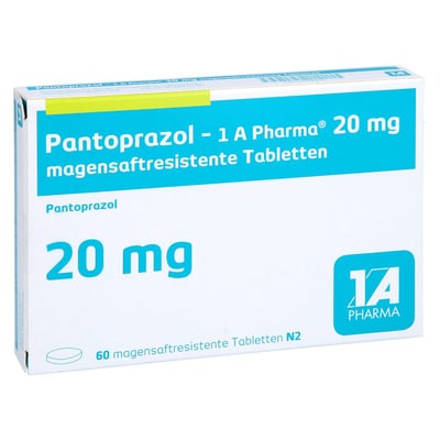 Pantoprazol-1A Pharma 20 mg Produktbild 1
