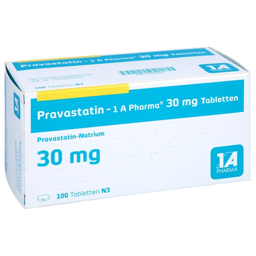 Pravastatin - 1 A Pharma 30 mg Tabletten