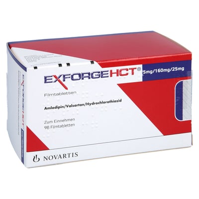 Exforge HCT 5 mg/160 mg/25 mg