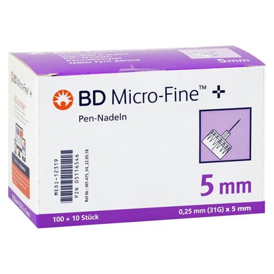 BD Micro-fine+ 5 Pen-Nadeln 0,25x5x110 mm