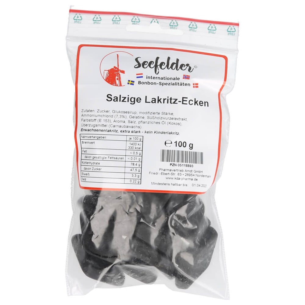 Seefelder salzige Lakritz-Ecken KDA