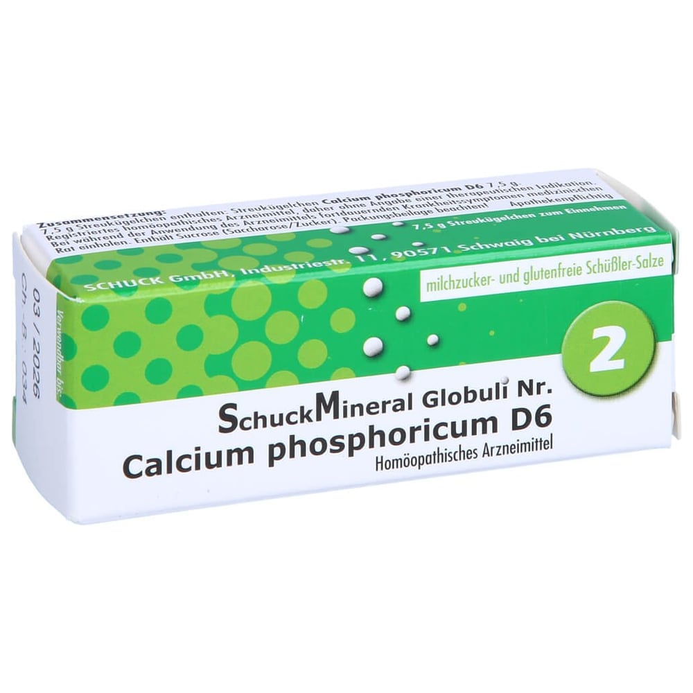 Schuckmineral 2 Calcium phosphoricum D 6