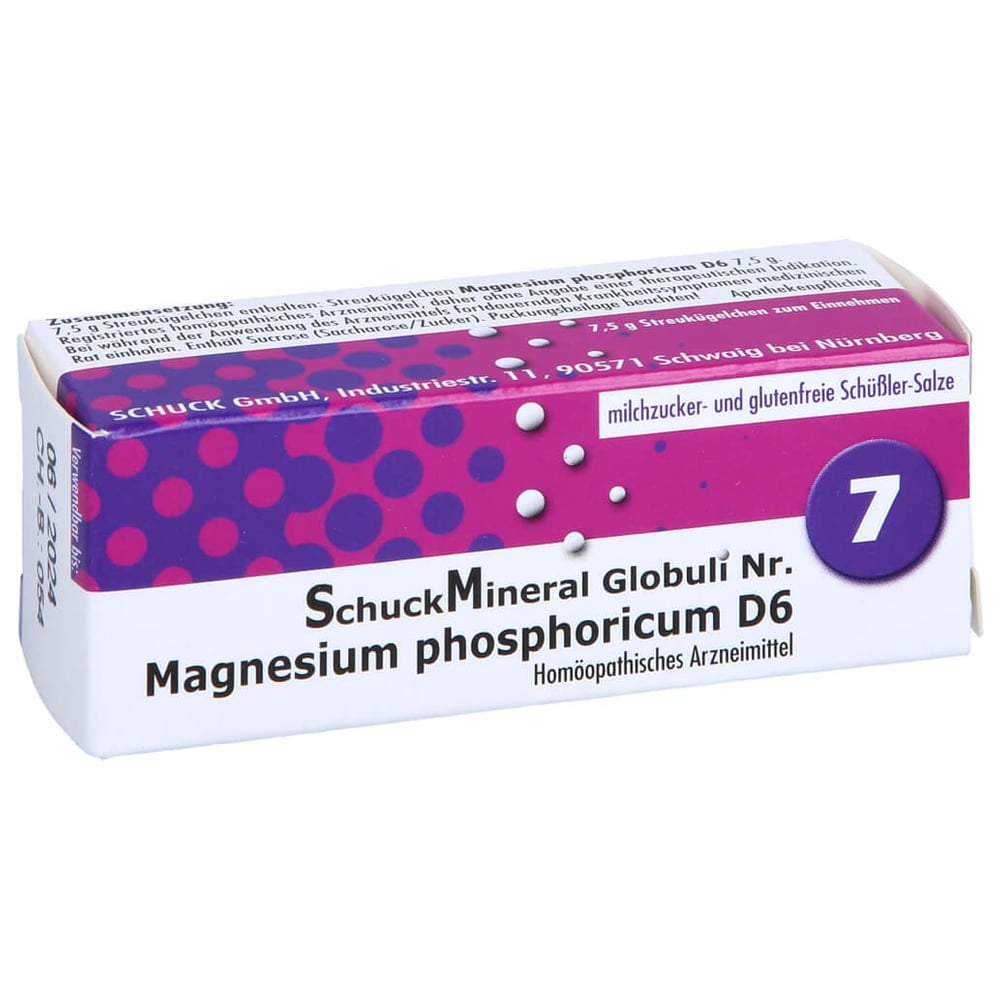 Schuckmineral 7 Magnesium phosphoricum D6