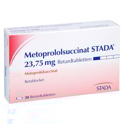 Metoprololsuccinat STADA 23,75 mg
