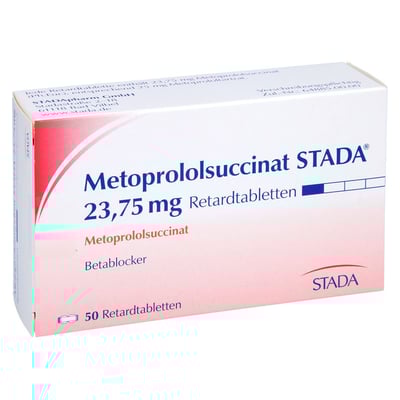 Metoprololsuccinat STADA 23,75 mg