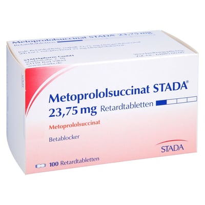 Metoprololsuccinat STADA 23,75 mg