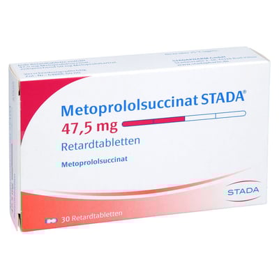 Metoprololsuccinat STADA 47,5 mg