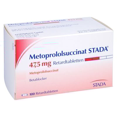Metoprololsuccinat STADA 47,5 mg