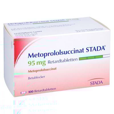 Metoprololsuccinat STADA 95 mg