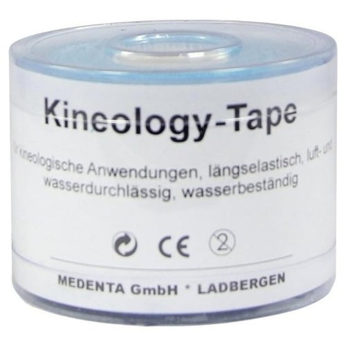 Kineology Tape blau 5mX5 cm Produktbild 1