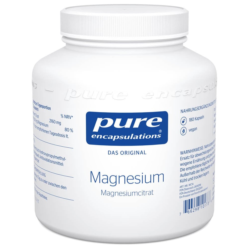 Pure Encapsulations Magnesium Magnesiumcitrat