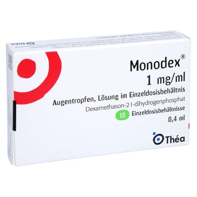 Monodex 1 mg/ml Augentropfen Produktbild 1
