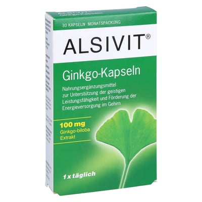 Ginkgo 100 mg ALSIVIT Kapseln