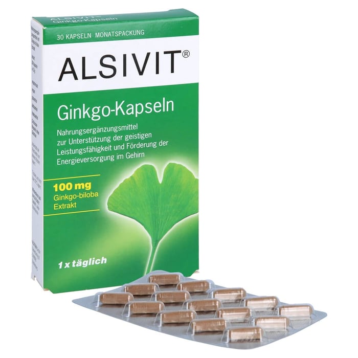Ginkgo 100 mg ALSIVIT Kapseln