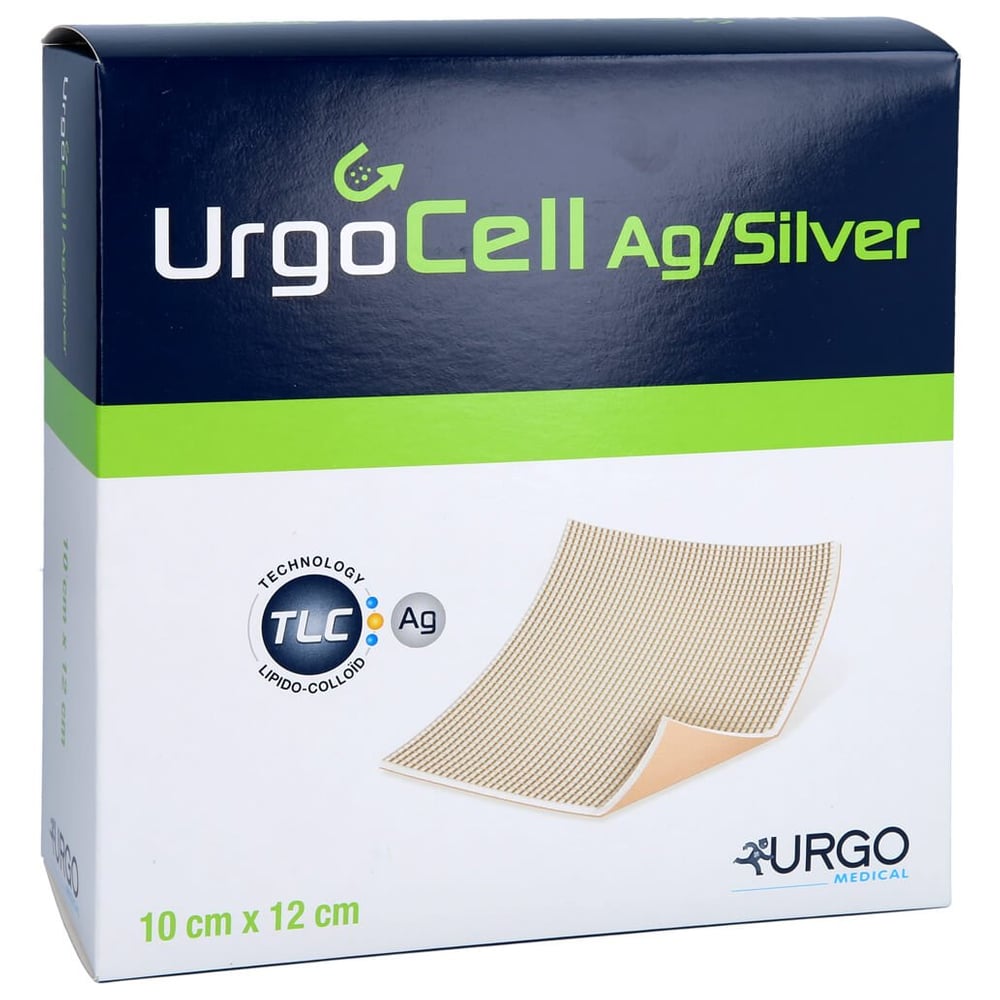 Urgocell Silver Non Adhesive Verband 10x12cm