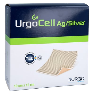 Urgocell Silver Non Adhesive Verband 10x12cm