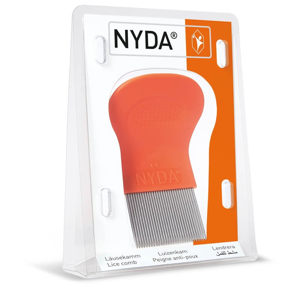Nyda Läuse- und Nissenkamm Metall
