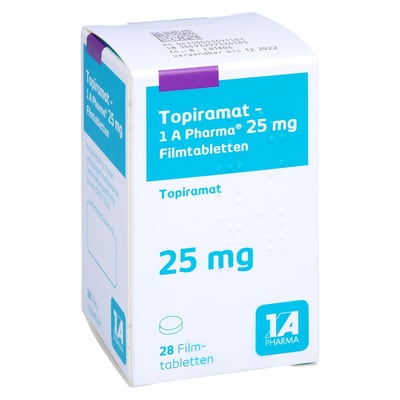 Topiramat-1 A Pharma 25mg Filmtabletten