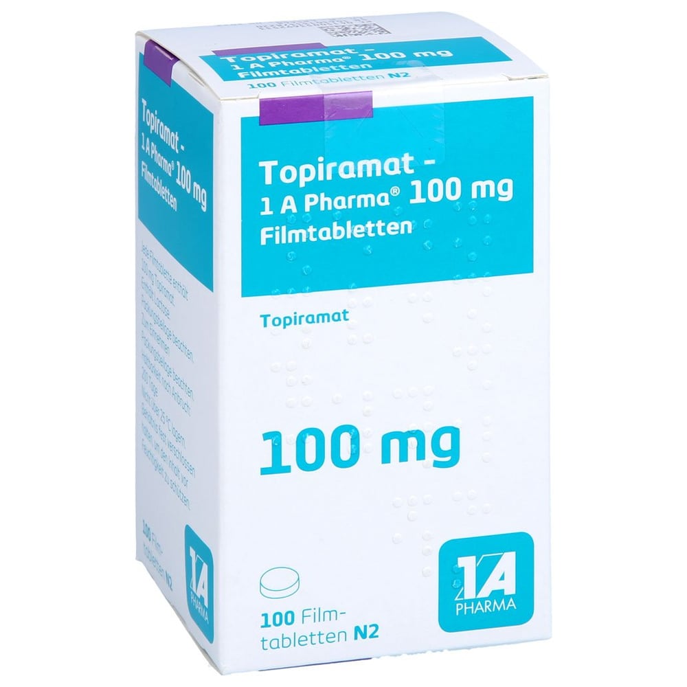 Topiramat-1 A Pharma 100mg Filmtabletten