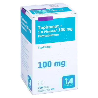 Topiramat-1 A Pharma 100mg Filmtabletten
