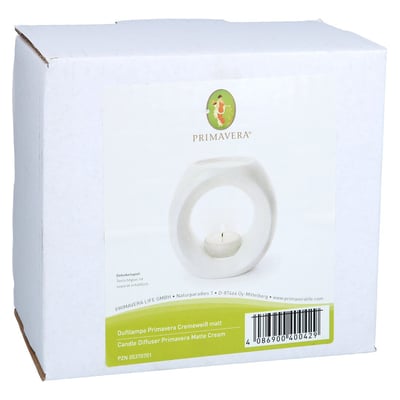 Duftlampe Primavera cremeweiß