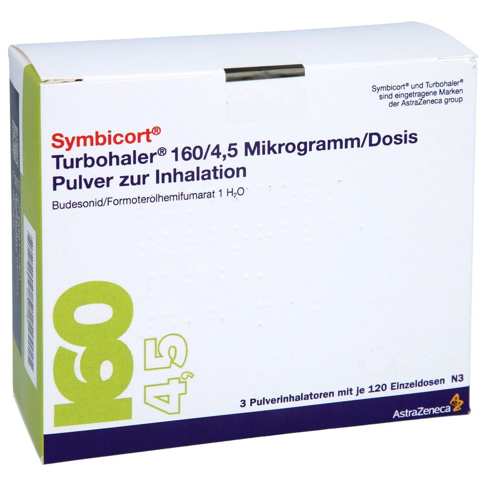 Symbicort Turbohaler 160/4,5 Mikrogramm/Dosis