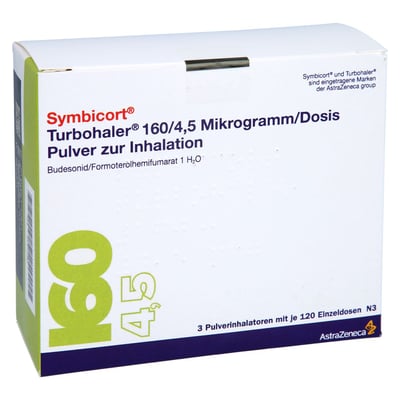 Symbicort Turbohaler 160/4,5 Mikrogramm/Dosis