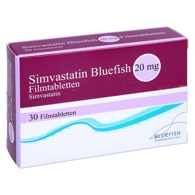 Simvastatin Bluefish 20 mg