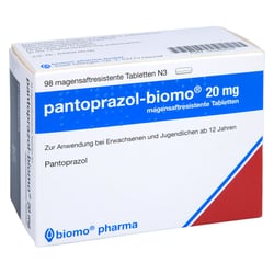 Pantoprazol-biomo 20 mg