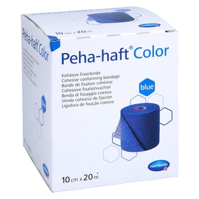 Peha Haft Color Fixierbinde 10cmx20m blau